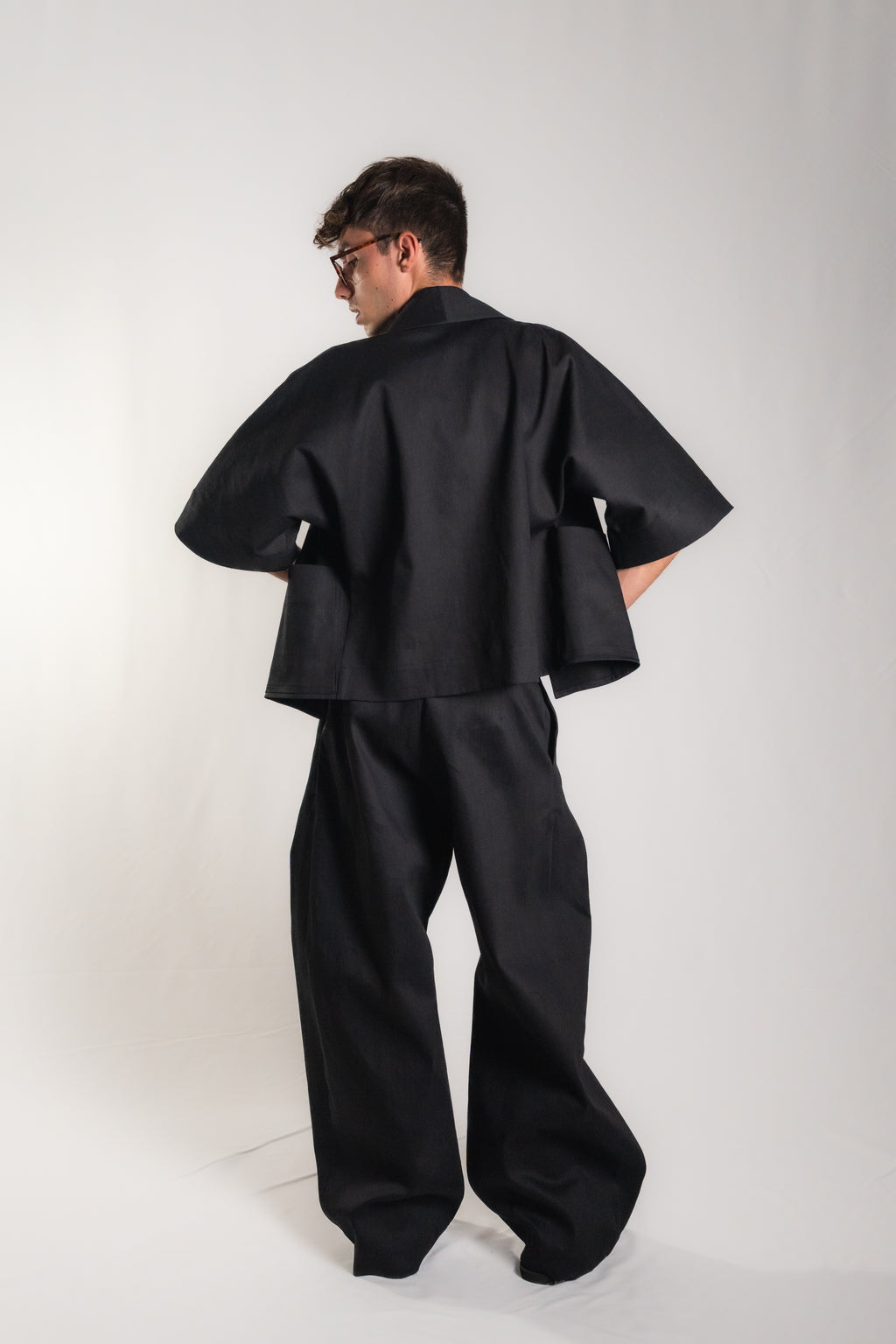 LONG PANTS WIDE LEG - BLACK