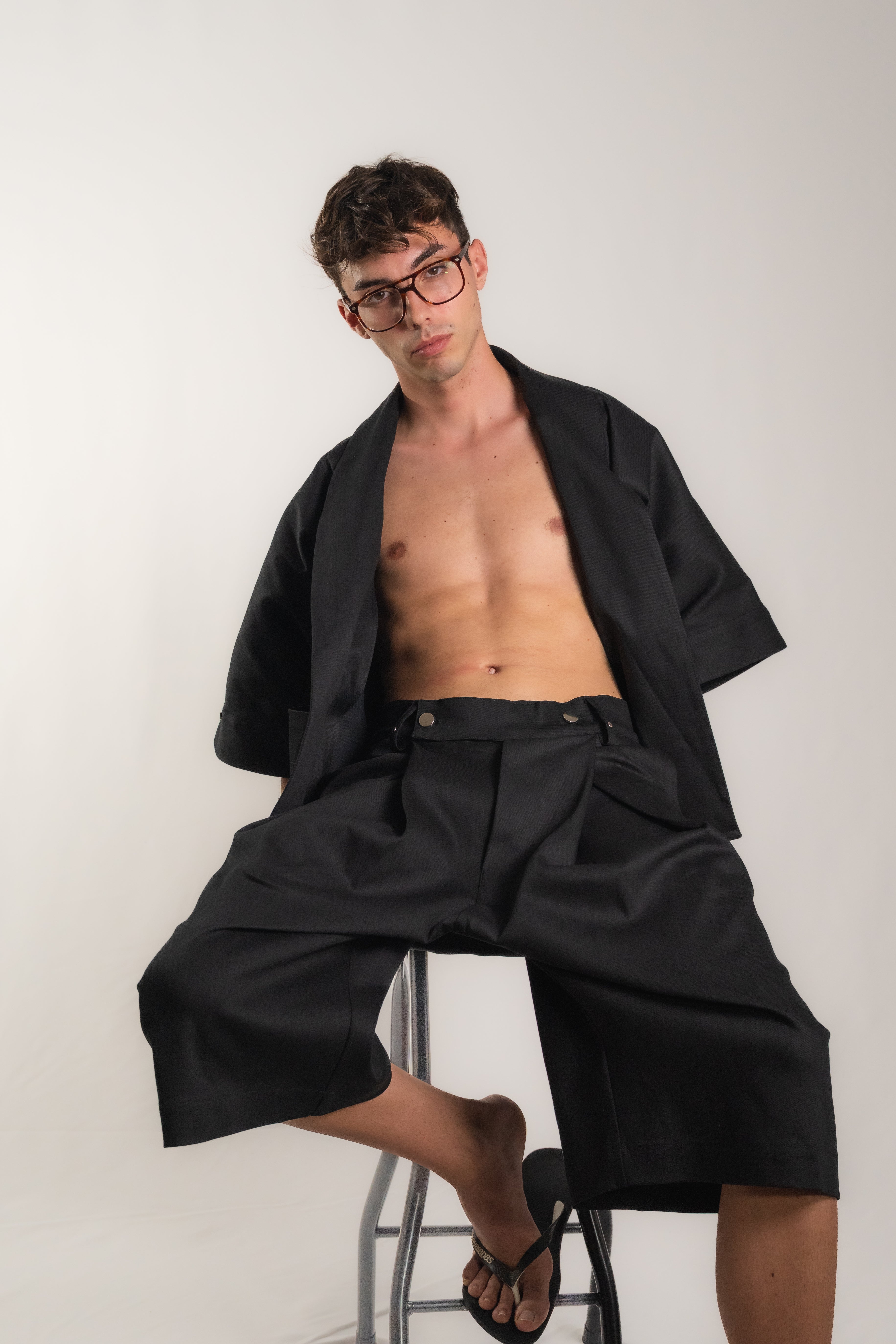 JORTS - BLACK