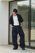 LONG PANTS WIDE LEG - BLACK